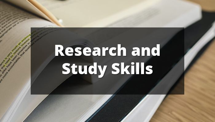Research and Study Skills